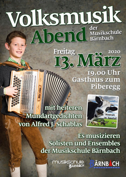 Volksmusik-Abend der Musikschule Bärnbach